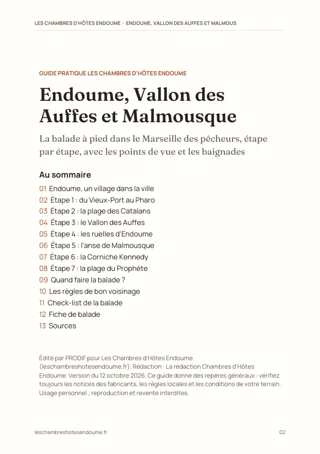 Aperçu de la page 2 de l'ebook Endoume, Vallon des Auffes et Malmousque