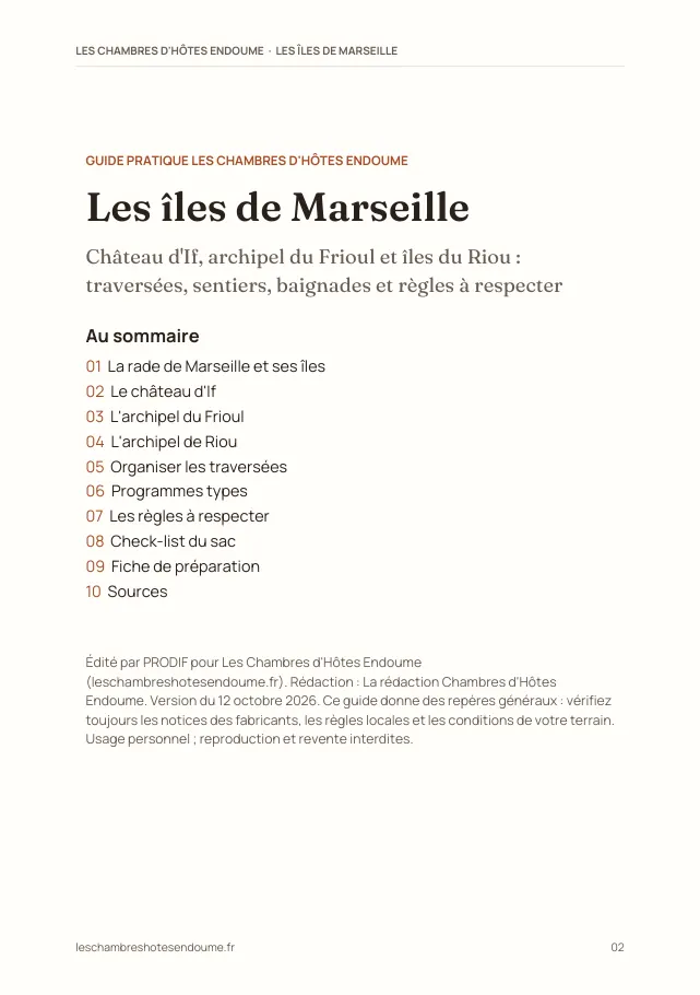 Aperçu de la page 2 de l'ebook Les îles de Marseille