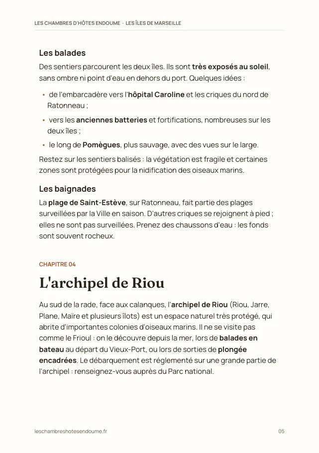 Aperçu de la page 5 de l'ebook Les îles de Marseille