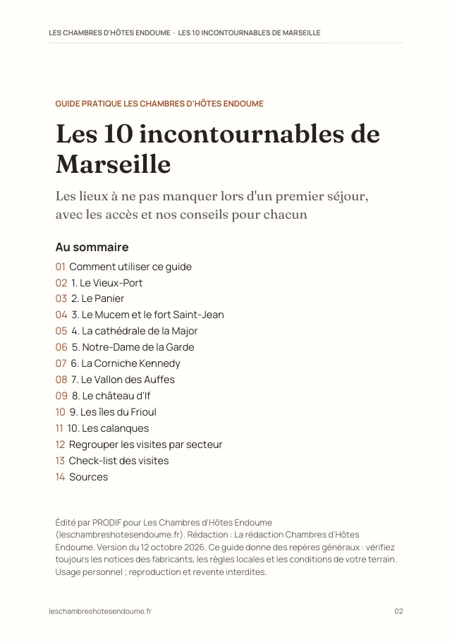 Aperçu de la page 2 de l'ebook Les 10 incontournables de Marseille
