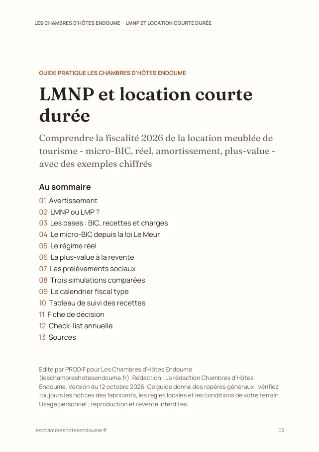 Aperçu de la page 2 de l'ebook LMNP et location courte durée