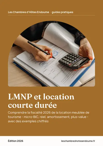 Couverture de l'ebook LMNP et location courte durée
