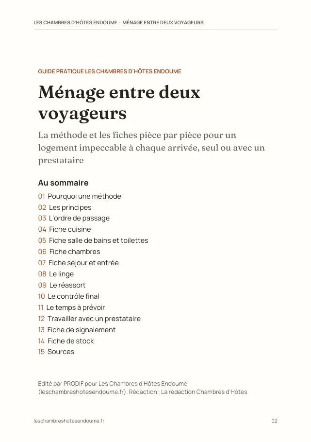 Aperçu de la page 2 de l'ebook Ménage entre deux voyageurs