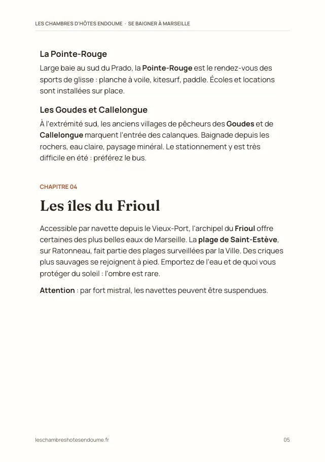 Aperçu de la page 5 de l'ebook Se baigner à Marseille