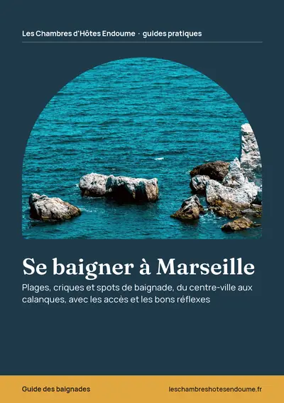 Couverture de l'ebook Se baigner à Marseille