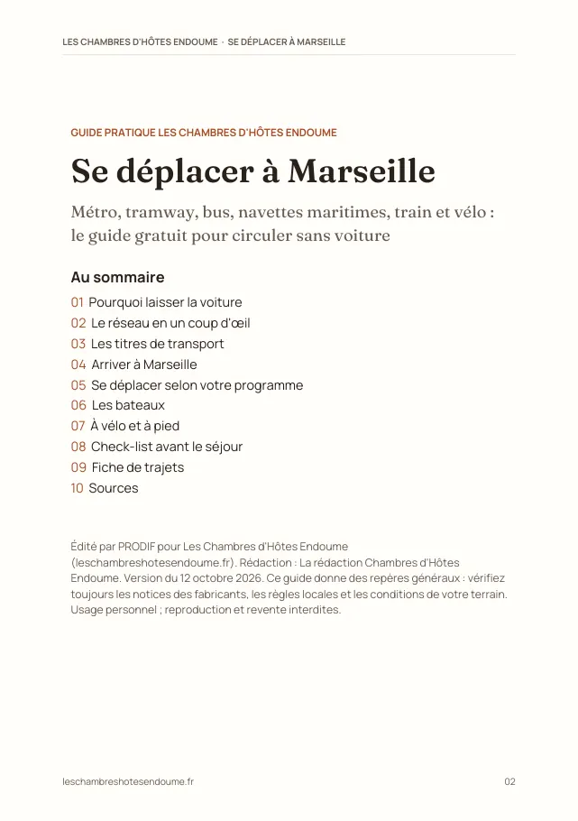 Aperçu de la page 2 de l'ebook Se déplacer à Marseille