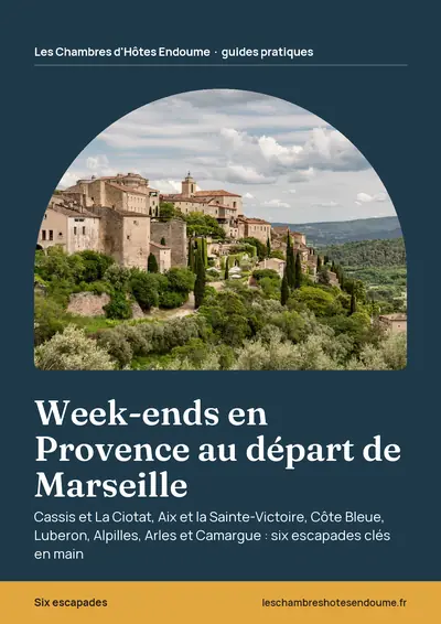 Couverture de l'ebook Week-ends en Provence au départ de Marseille
